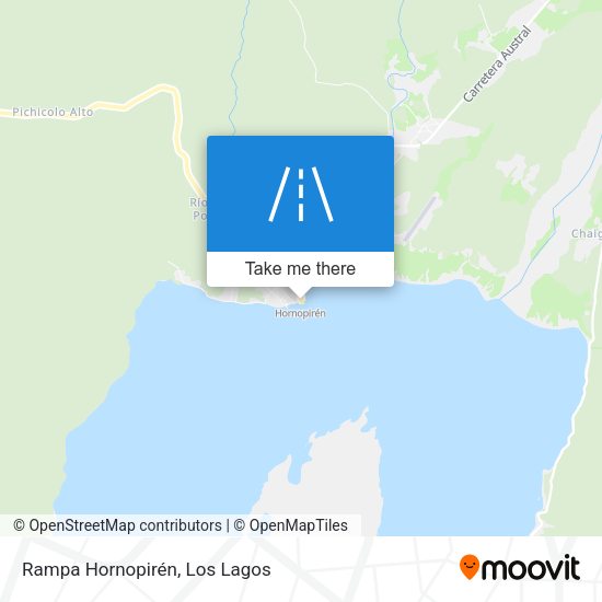 Mapa de Rampa Hornopirén