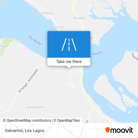 Mapa de Galvarino