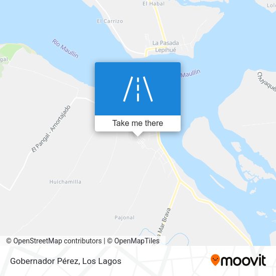 Mapa de Gobernador Pérez