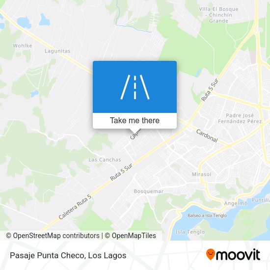 Mapa de Pasaje Punta Checo