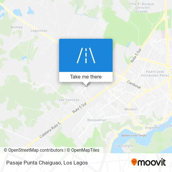 Pasaje Punta Chaiguao map
