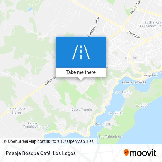 Mapa de Pasaje Bosque Café