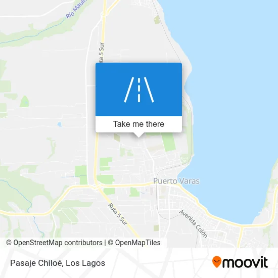 Pasaje Chiloé map