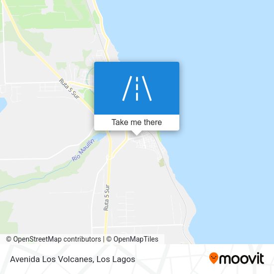 Avenida Los Volcanes map