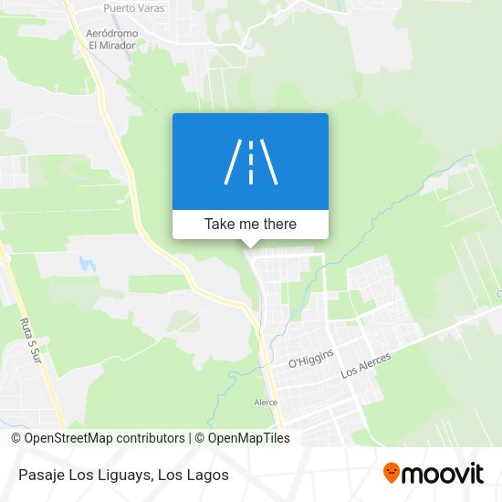 Mapa de Pasaje Los Liguays