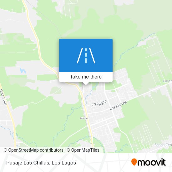 Mapa de Pasaje Las Chillas