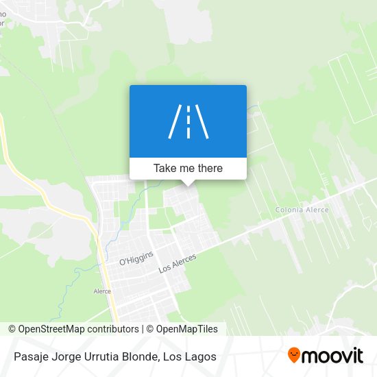 Pasaje Jorge Urrutia Blonde map