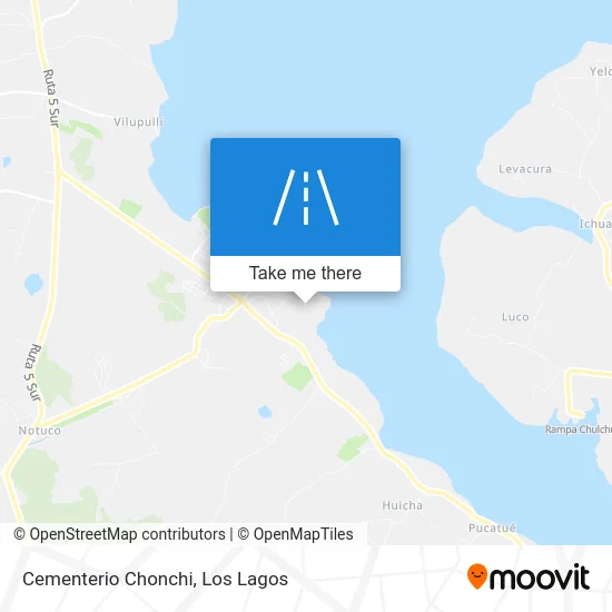 Cementerio Chonchi map