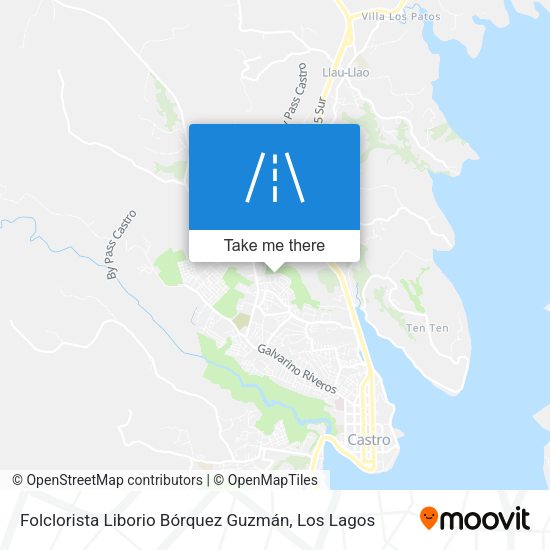Mapa de Folclorista Liborio Bórquez Guzmán