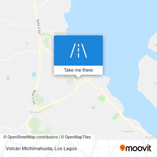 Volcán Michimahuida map