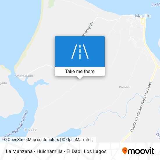 La Manzana - Huichamilla - El Dadi map