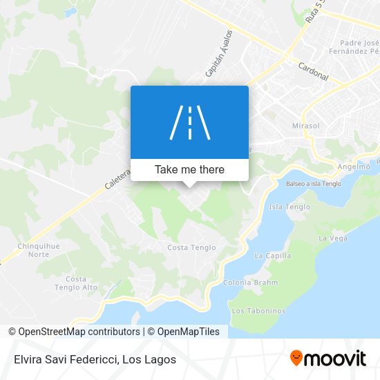 Elvira Savi Federicci map