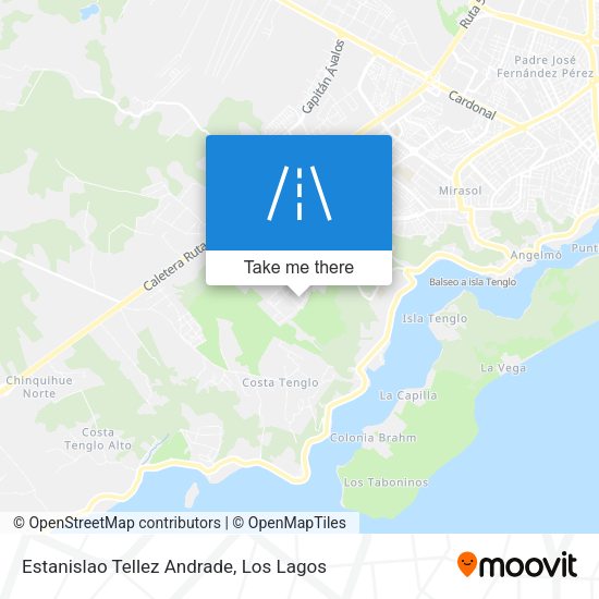Estanislao Tellez Andrade map