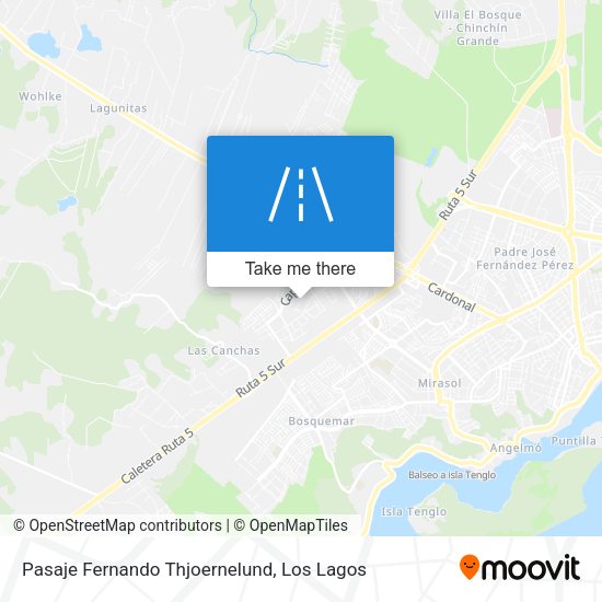 Pasaje Fernando Thjoernelund map