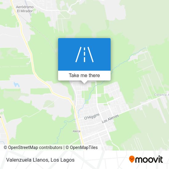 Mapa de Valenzuela Llanos