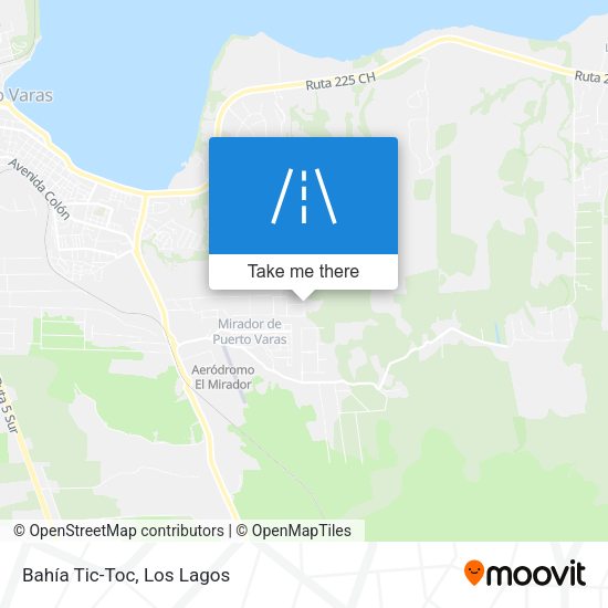 Mapa de Bahía Tic-Toc
