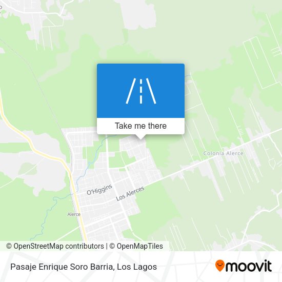 Mapa de Pasaje Enrique Soro Barria