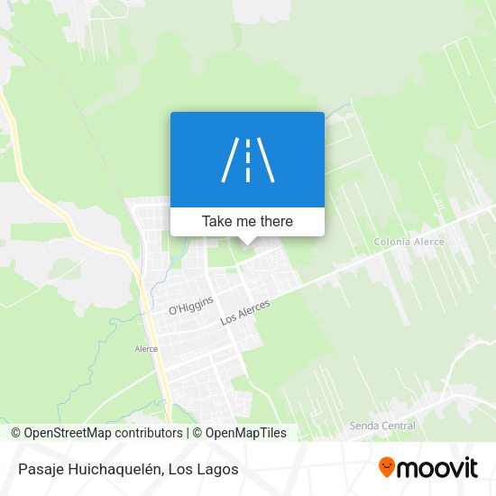 Pasaje Huichaquelén map