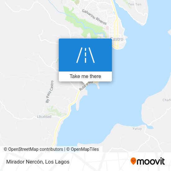 Mapa de Mirador Nercón