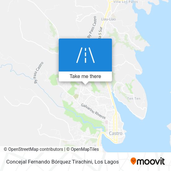 Concejal Fernando Bórquez Tirachini map
