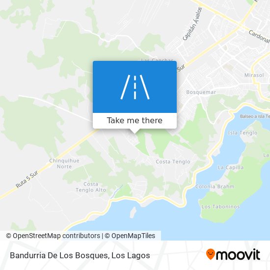 Mapa de Bandurria De Los Bosques