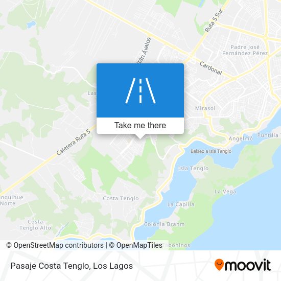 Mapa de Pasaje Costa Tenglo