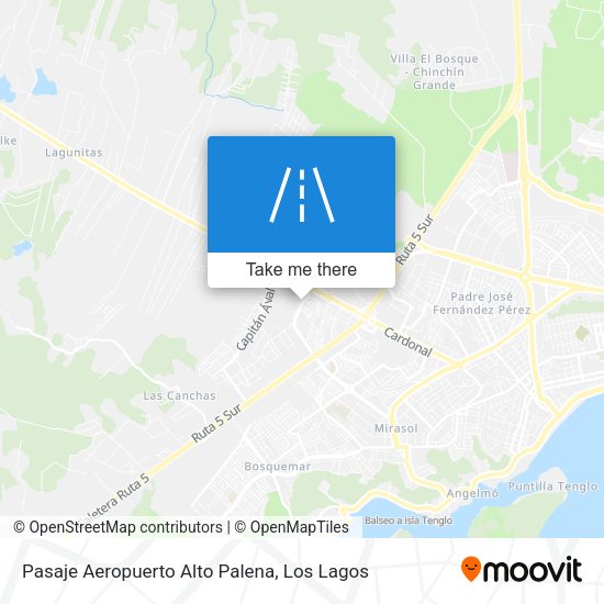 Pasaje Aeropuerto Alto Palena map