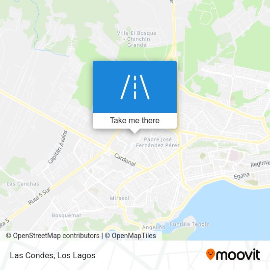 Mapa de Las Condes