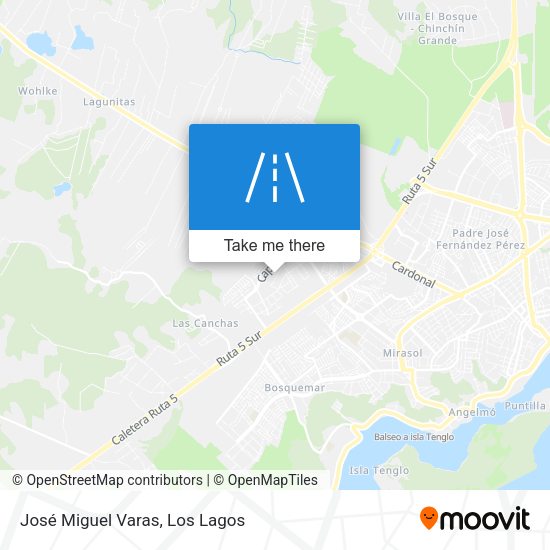 Mapa de José Miguel Varas