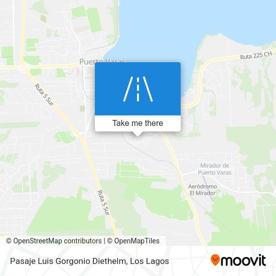 Mapa de Pasaje Luis Gorgonio Diethelm