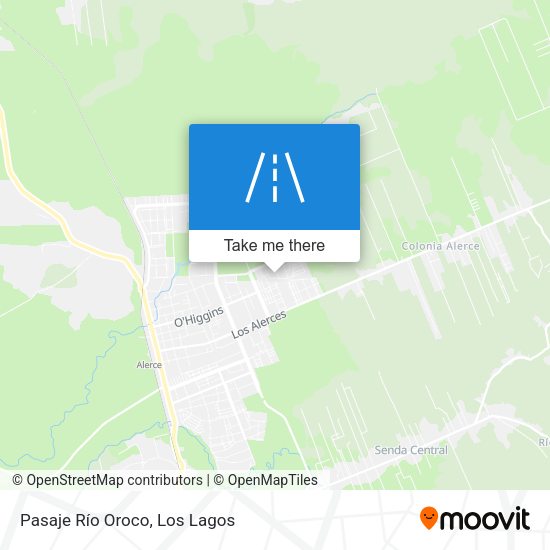 Pasaje Río Oroco map
