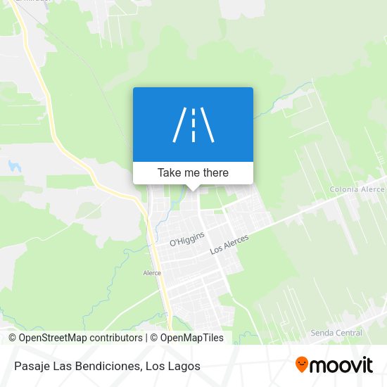 Mapa de Pasaje Las Bendiciones