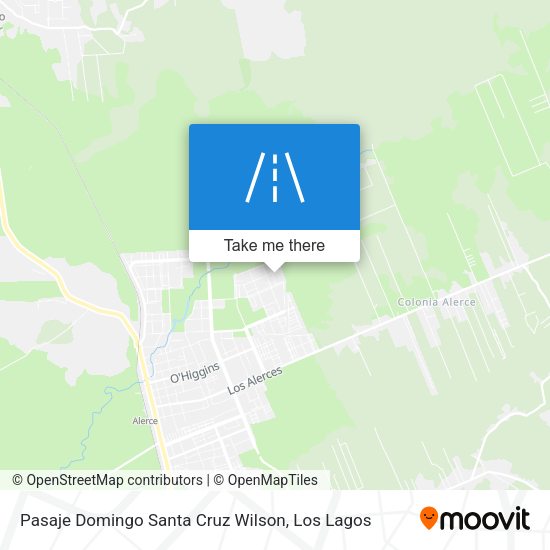 Mapa de Pasaje Domingo Santa Cruz Wilson