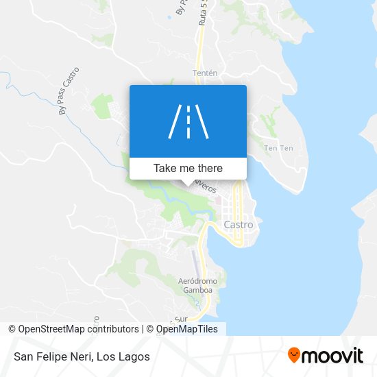 Mapa de San Felipe Neri