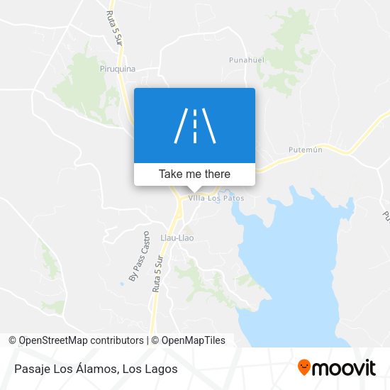 Mapa de Pasaje Los Álamos