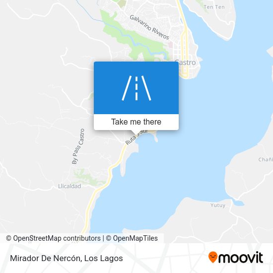 Mapa de Mirador De Nercón