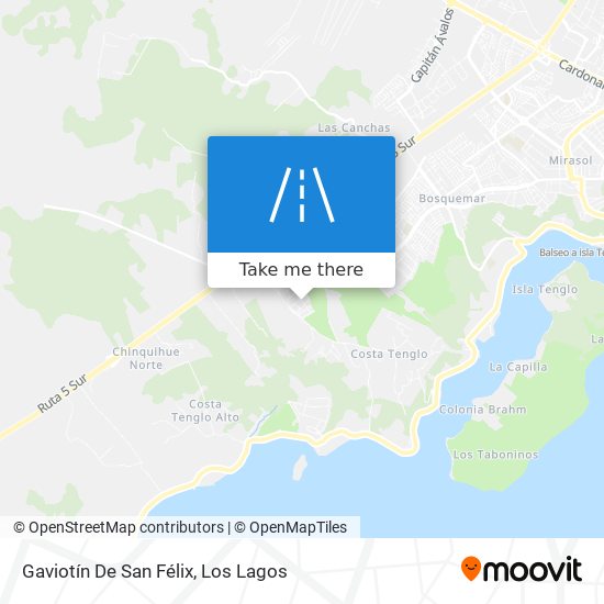 Gaviotín De San Félix map