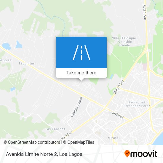 Avenida Límite Norte 2 map