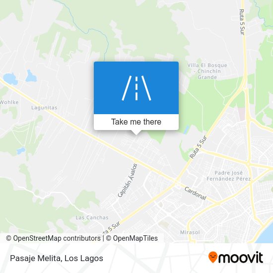 Mapa de Pasaje Melita