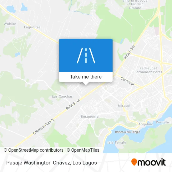 Pasaje Washington Chavez map