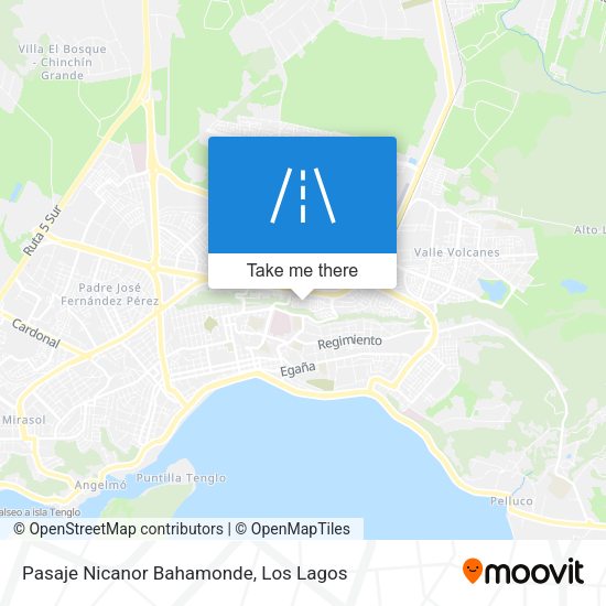 Mapa de Pasaje Nicanor Bahamonde