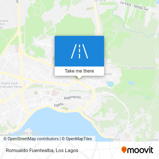 Romualdo Fuentealba map