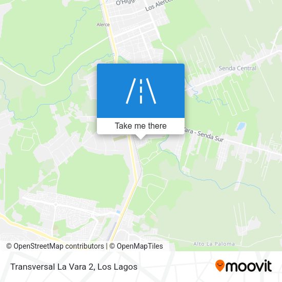 Transversal La Vara 2 map
