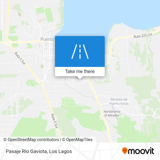 Pasaje Río Gaviota map