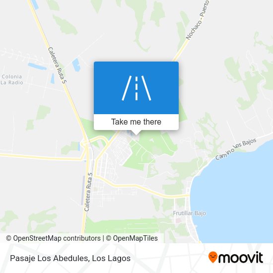 Pasaje Los Abedules map