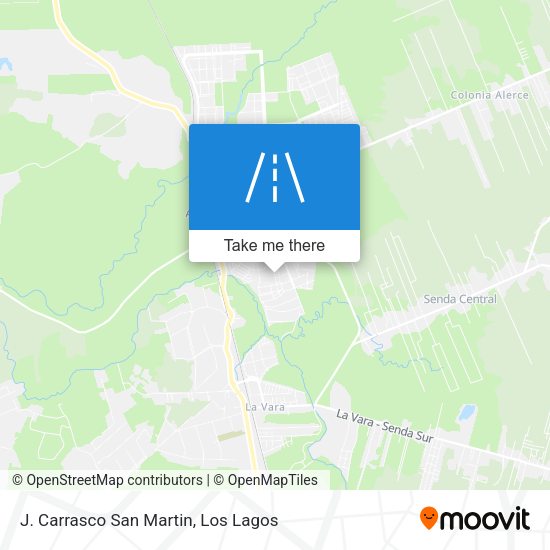 Mapa de J. Carrasco San Martin