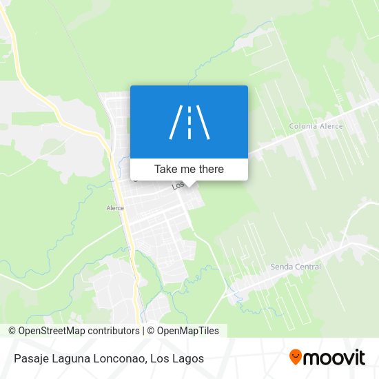 Pasaje Laguna Lonconao map