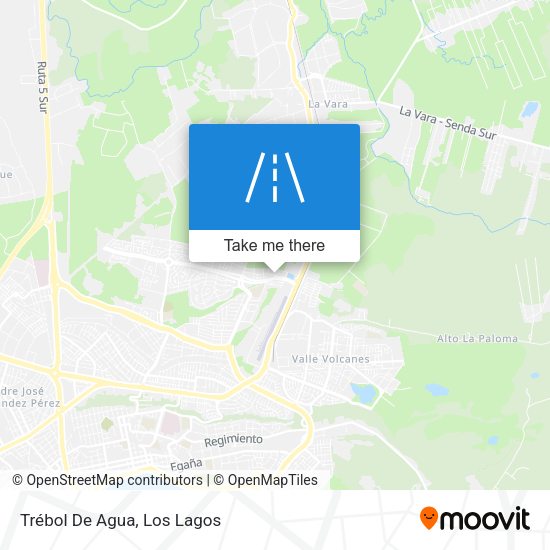 Trébol De Agua map