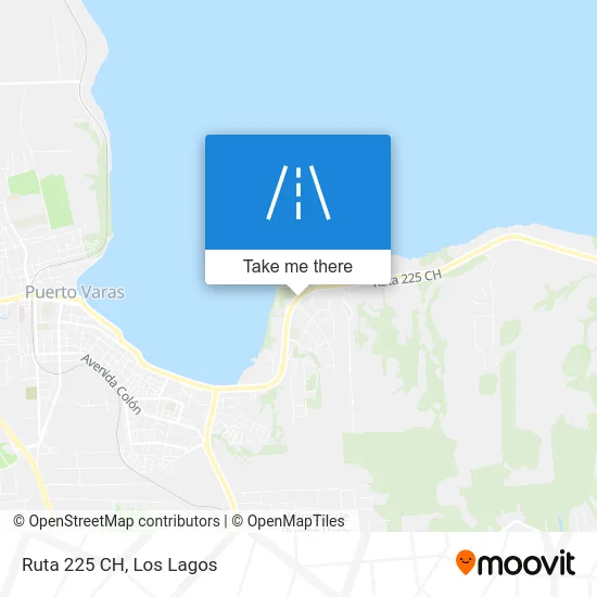 Ruta 225 CH map