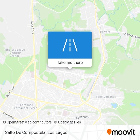 Salto De Compostela map
